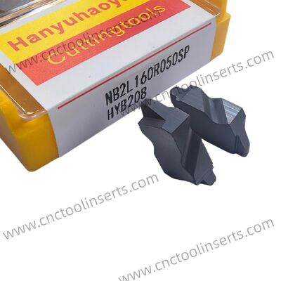 CNC Grooving Insert, Model NB2L160R050SP, with PVD Coating HYB208, Suitable for Machining All Difficult-to-machine Materials Except High-temperature Alloys