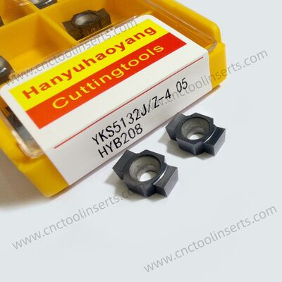 Insertos de transformação de engrenagens CNC YKS5132J Z-4.05    PVD HYB208 revestido, para materiais difíceis (exceto ligas de alta resistência)