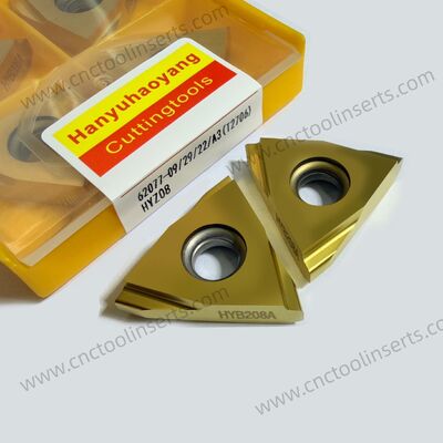 Yumuşak Çeliğin Düşük Hızda İşlenmesi için PVD Kaplamalı HYZ08 Kanal Açma Ucu - Model 62077-09/29/22/A3 (T2706) CNC Kesici Takım