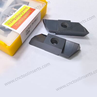 Inserto di scanalatura non standard con rivestimento PVD HYB208 per materiali difficili da lavorare