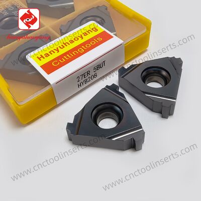 27NR 5BUT Insert Threading PVD HYB208, untuk bahan yang sulit (Kecuali paduan tahan lama)